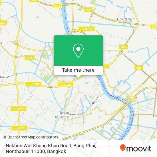 Nakhon Wat Khang Khao Road, Bang Phai, Nonthaburi 11000 map