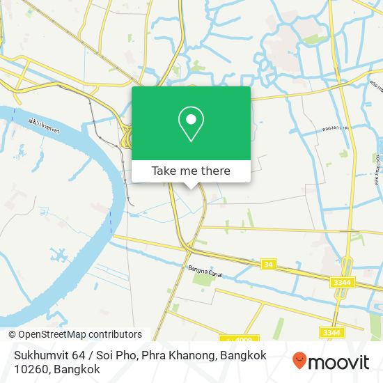 Sukhumvit 64 / Soi Pho, Phra Khanong, Bangkok 10260 map