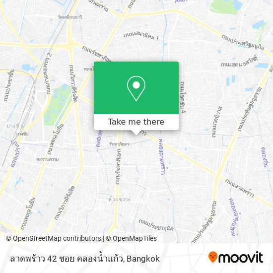 ลาดพร้าว 42 ซอย คลองน้ำแก้ว map