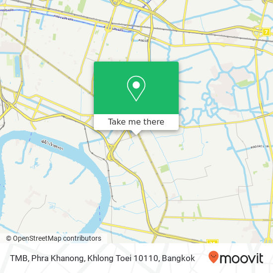 TMB, Phra Khanong, Khlong Toei 10110 map