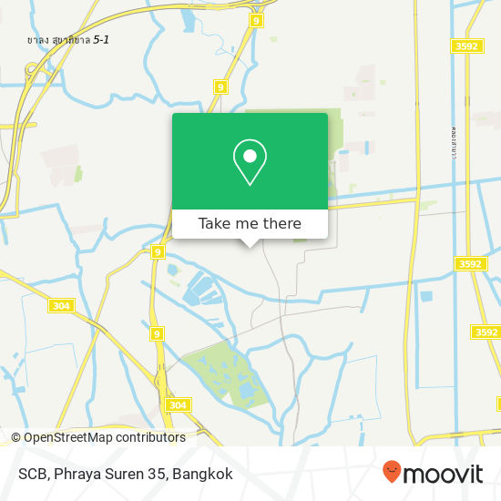 SCB, Phraya Suren 35 map