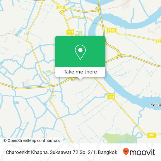 Charoenkit Khapha, Suksawat 72 Soi 2 / 1 map