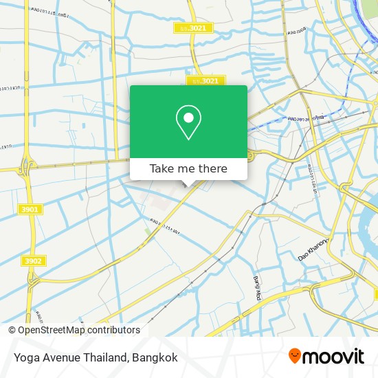 Yoga Avenue Thailand map