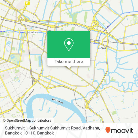Sukhumvit 1 Sukhumvit Sukhumvit Road, Vadhana, Bangkok 10110 map