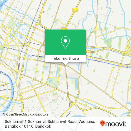 Sukhumvit 1 Sukhumvit Sukhumvit Road, Vadhana, Bangkok 10110 map