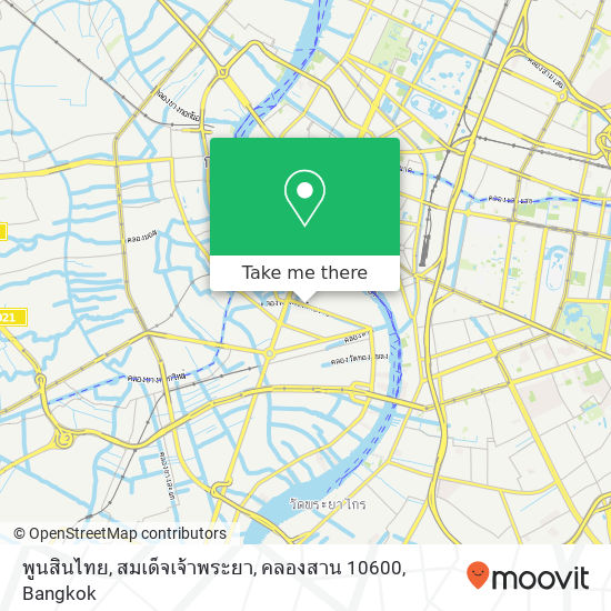 พูนสินไทย, สมเด็จเจ้าพระยา, คลองสาน 10600 map