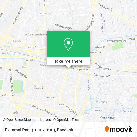 Ekkamai Park (สวนเอกมัย) map