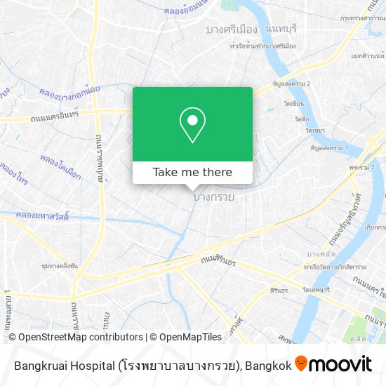 Bangkruai Hospital (โรงพยาบาลบางกรวย) map