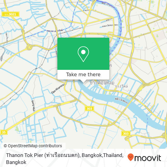 Thanon Tok Pier (ท่าเรือถนนตก), Bangkok,Thailand map