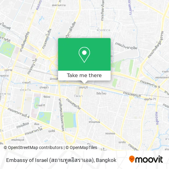 Embassy of Israel (สถานทูตอิสราเอล) map
