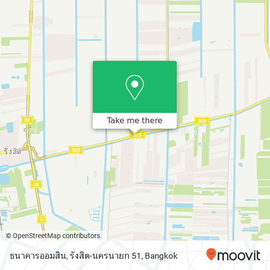 ธนาคารออมสิน, รังสิต-นครนายก 51 map