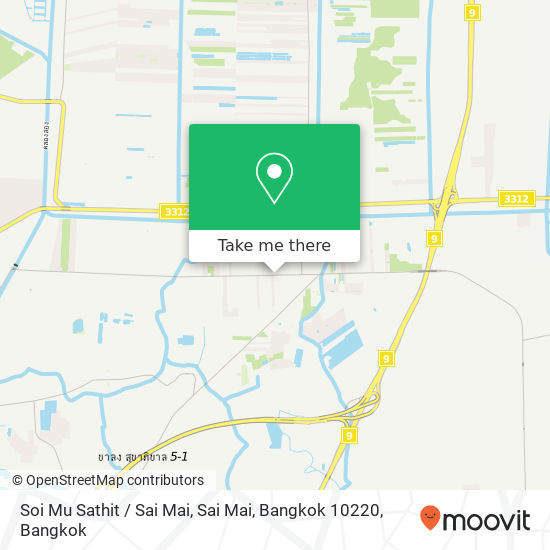 Soi Mu Sathit / Sai Mai, Sai Mai, Bangkok 10220 map