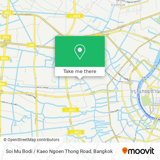 Soi Mu Bodi / Kaeo Ngoen Thong Road map