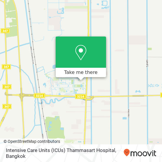 Intensive Care Units (ICUs) Thammasart Hospital map