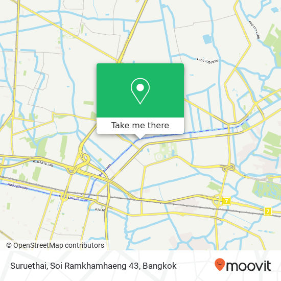 Suruethai, Soi Ramkhamhaeng 43 map