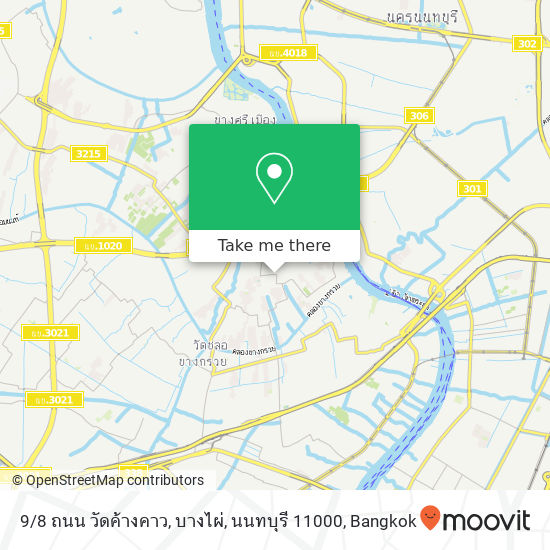 9 / 8 ถนน วัดค้างคาว, บางไผ่, นนทบุรี 11000 map