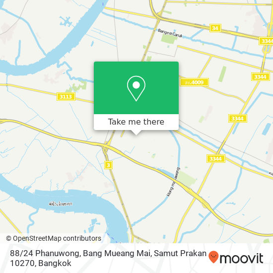 88 / 24 Phanuwong, Bang Mueang Mai, Samut Prakan 10270 map