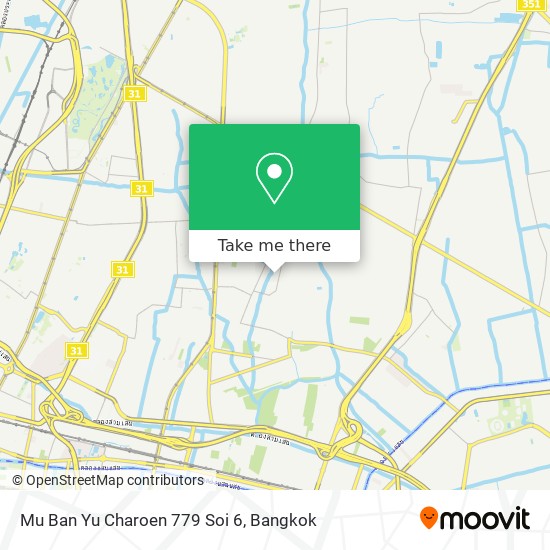 Mu Ban Yu Charoen 779 Soi 6 map