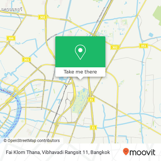 Fai Klom Thana, Vibhavadi Rangsit 11 map