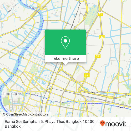 Rama Soi Samphan 5, Phaya Thai, Bangkok 10400 map