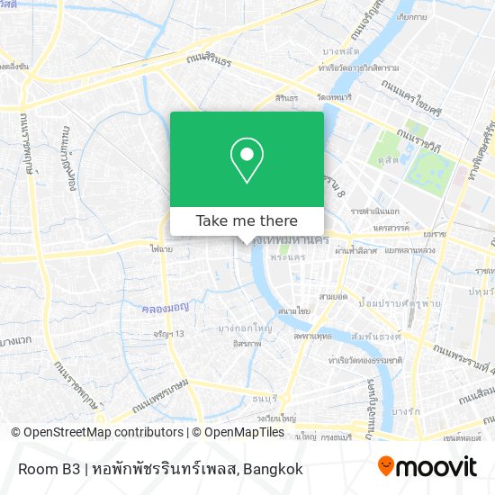 Room B3 | หอพักพัชรรินทร์เพลส map