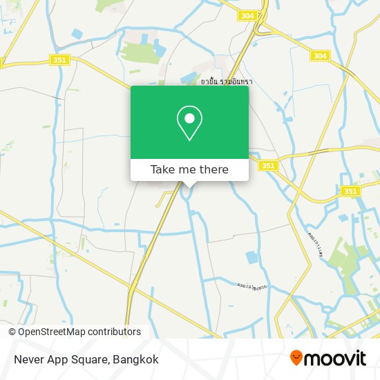 Never App Square map