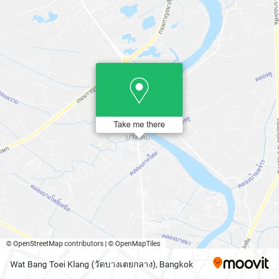 Wat Bang Toei Klang (วัดบางเตยกลาง) map