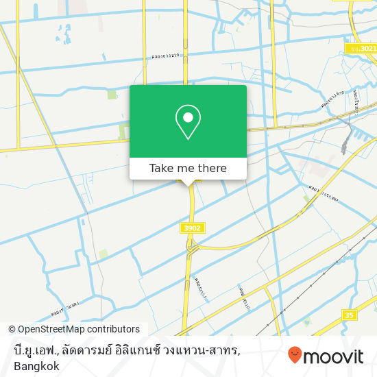 บี.ยู.เอฟ., ลัดดารมย์ อิลิแกนซ์ วงแหวน-สาทร map