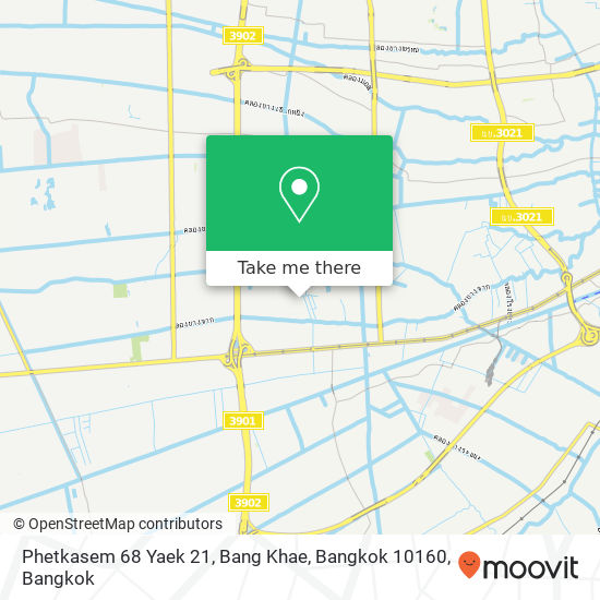 Phetkasem 68 Yaek 21, Bang Khae, Bangkok 10160 map