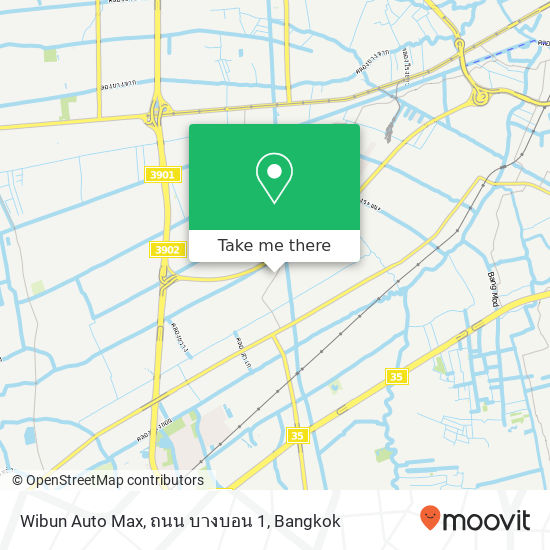 Wibun Auto Max, ถนน บางบอน 1 map