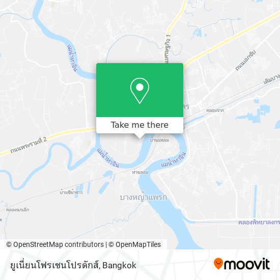 ยูเนี่ยนโฟรเซนโปรดักส์ map