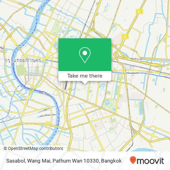 Sasabol, Wang Mai, Pathum Wan 10330 map