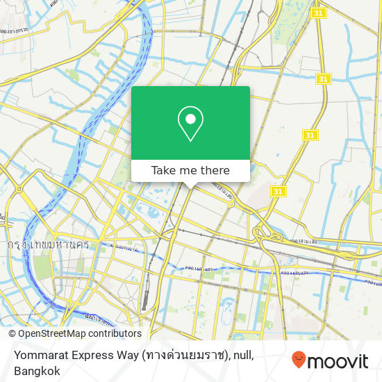 Yommarat Express Way (ทางด่วนยมราช), null map