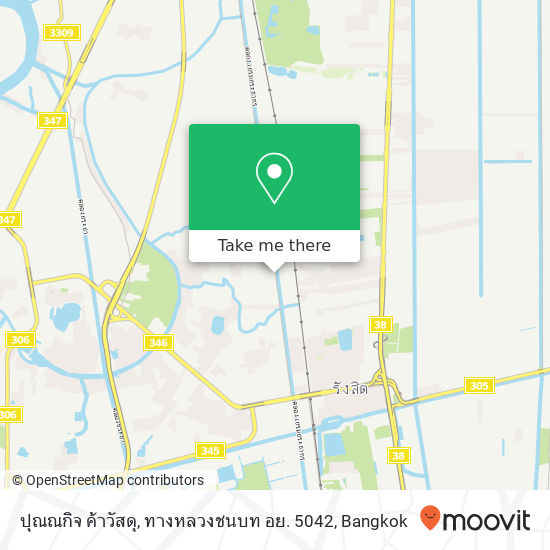 ปุณณกิจ ค้าวัสดุ, ทางหลวงชนบท อย. 5042 map