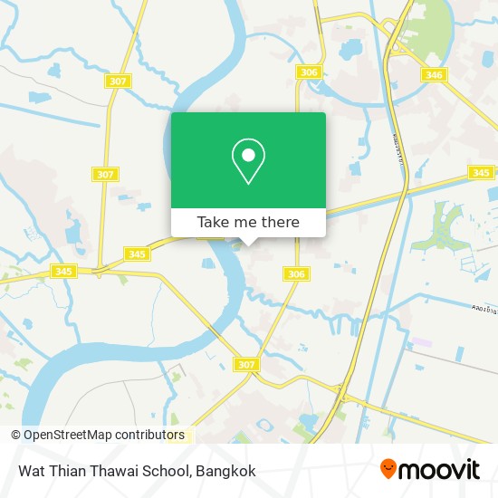 Wat Thian Thawai School map