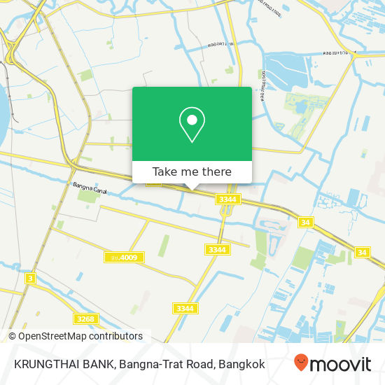 KRUNGTHAI BANK, Bangna-Trat Road map