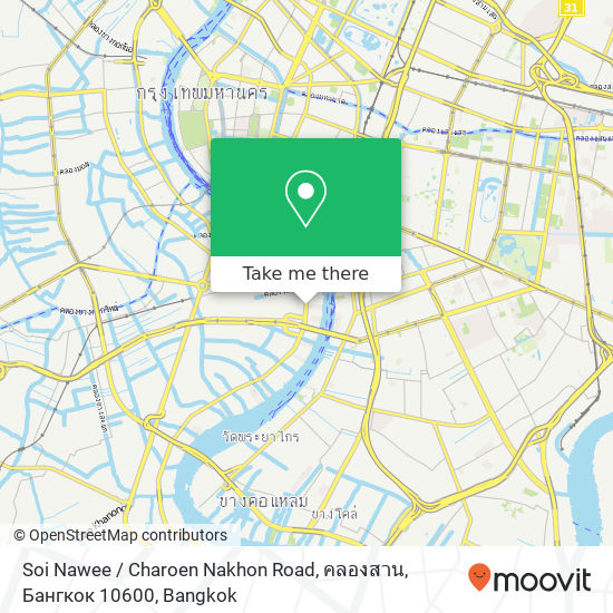 Soi Nawee / Charoen Nakhon Road, คลองสาน, Бангкок 10600 map