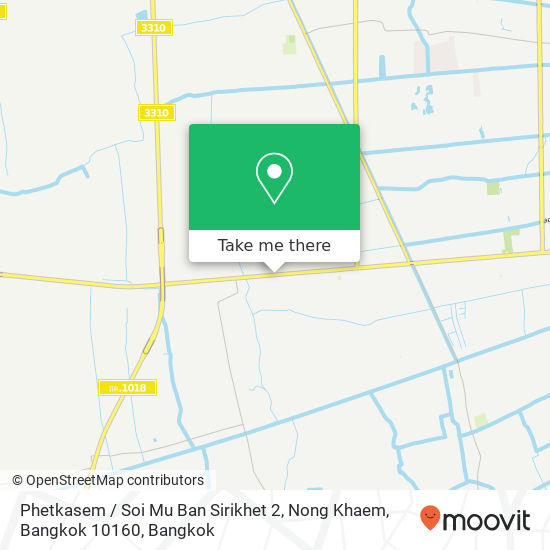 Phetkasem / Soi Mu Ban Sirikhet 2, Nong Khaem, Bangkok 10160 map