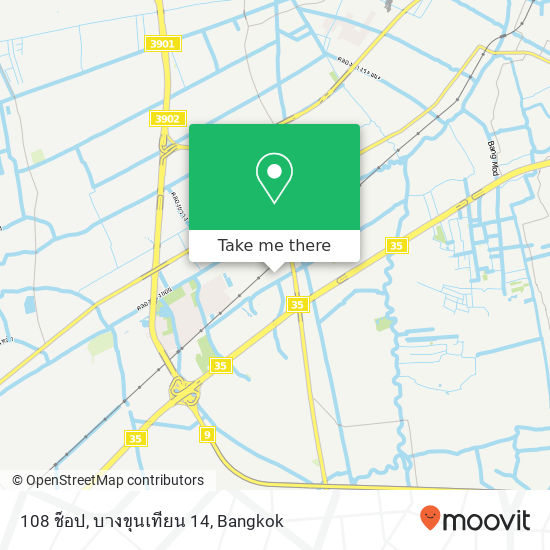 108 ช็อป, บางขุนเทียน 14 map