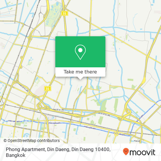 Phong Apartment, Din Daeng, Din Daeng 10400 map