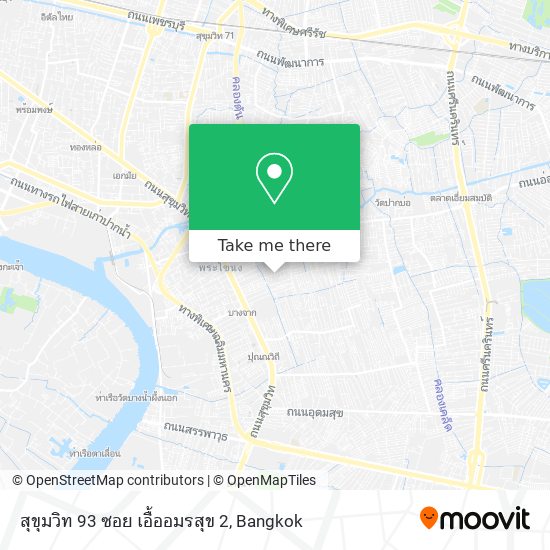 สุขุมวิท 93 ซอย เอื้ออมรสุข 2 map