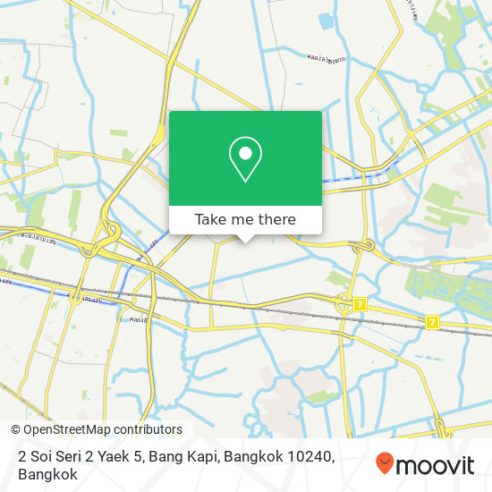 2 Soi Seri 2 Yaek 5, Bang Kapi, Bangkok 10240 map
