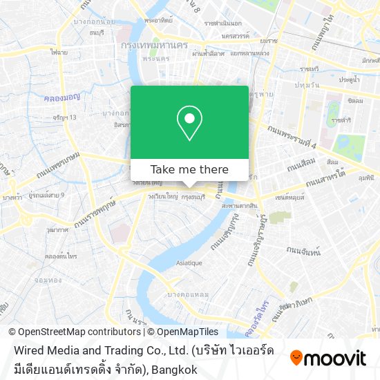 Wired Media and Trading Co., Ltd. (บริษัท ไวเออร์ด มีเดียแอนด์เทรดดิ้ง จำกัด) map