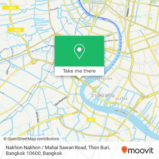 Nakhon Nakhon / Mahai Sawan Road, Thon Buri, Bangkok 10600 map