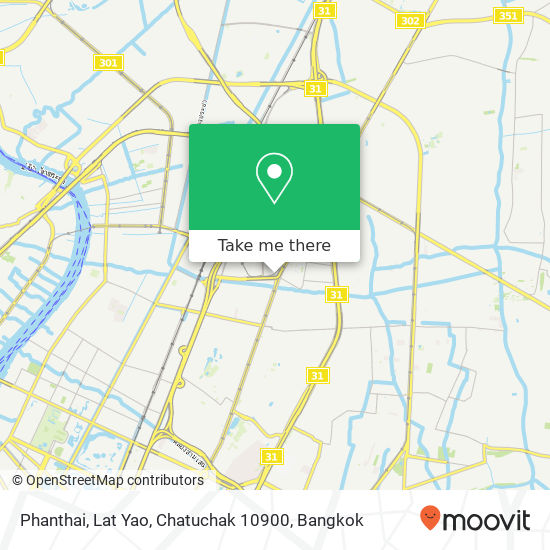 Phanthai, Lat Yao, Chatuchak 10900 map