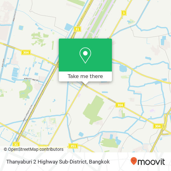 Thanyaburi 2 Highway Sub-District map