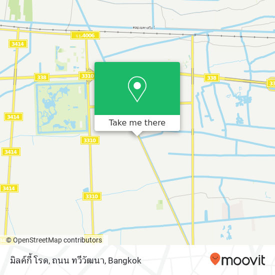 มิลค์กี้ โรด, ถนน ทวีวัฒนา map