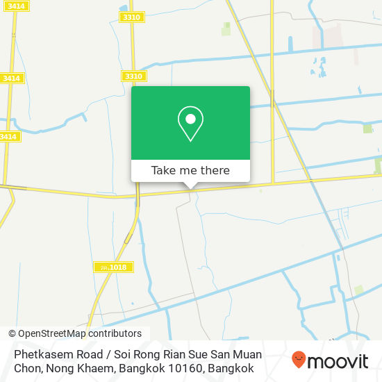 Phetkasem Road / Soi Rong Rian Sue San Muan Chon, Nong Khaem, Bangkok 10160 map