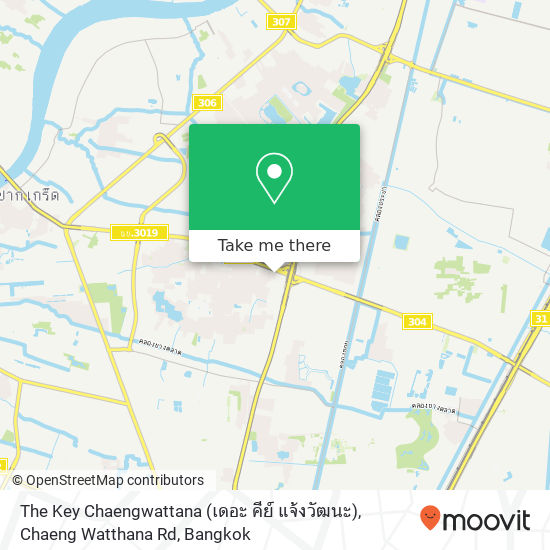 The Key Chaengwattana (เดอะ คีย์ แจ้งวัฒนะ), Chaeng Watthana Rd map