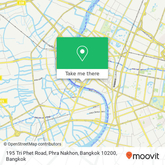 195 Tri Phet Road, Phra Nakhon, Bangkok 10200 map